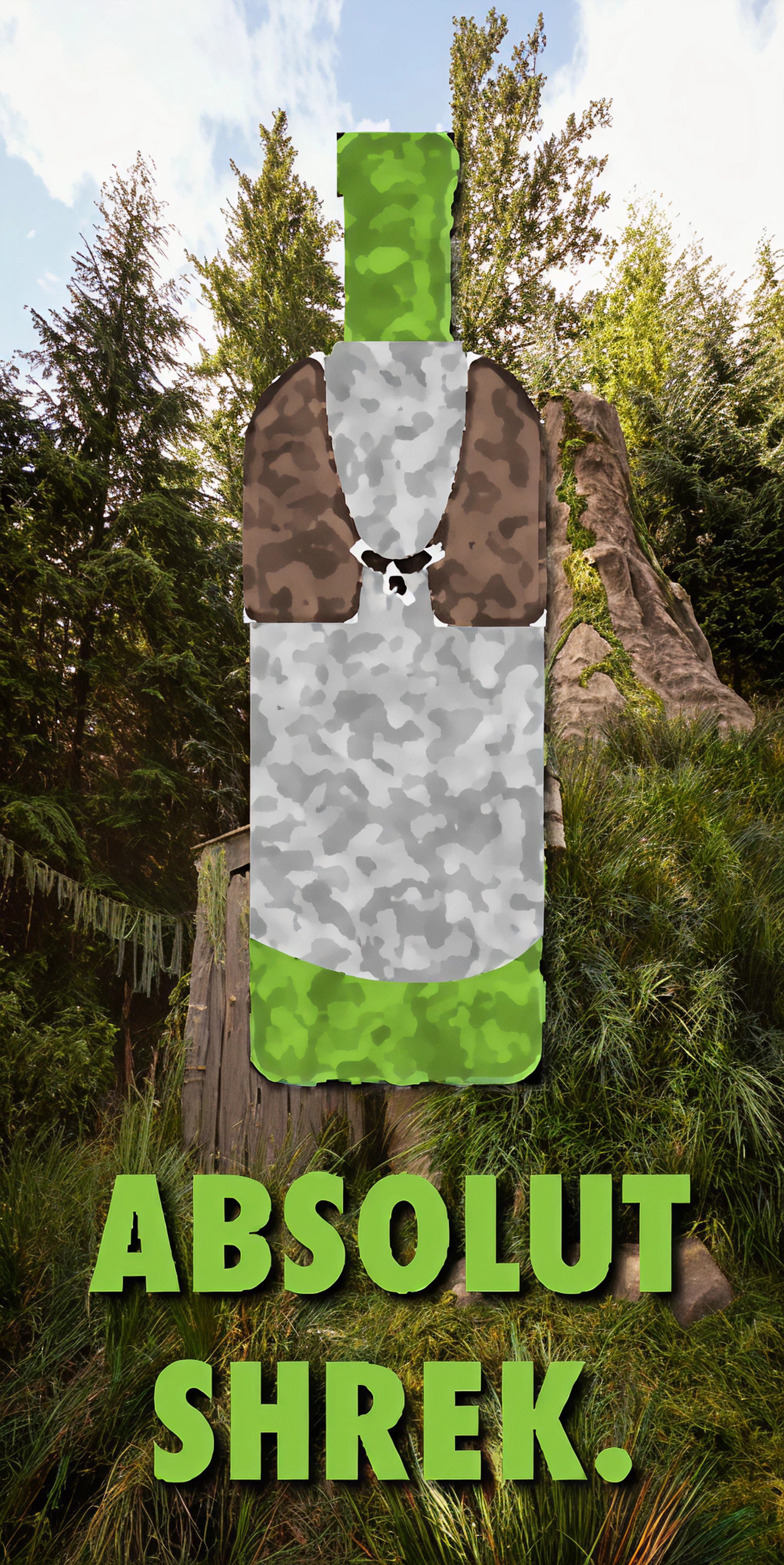 Absolut Shrek web banner