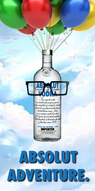 Absolut Adventure — UP! web banner